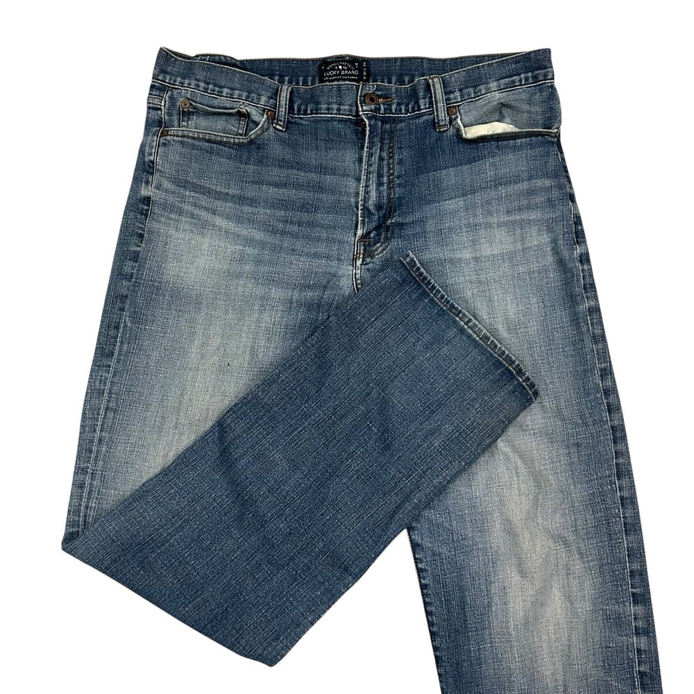 Lucky Brand Men’s Straight Jeans - Medium Blue Wash
